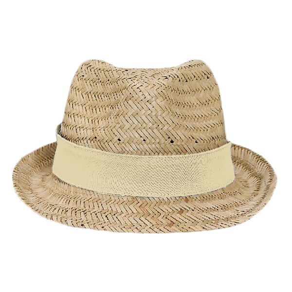 OTTO Natural Straw Fedora Thumbnail