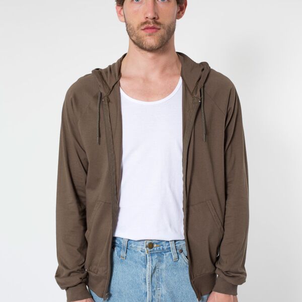 RSA2402 Fine Jersey Zip-Up Hoody Thumbnail