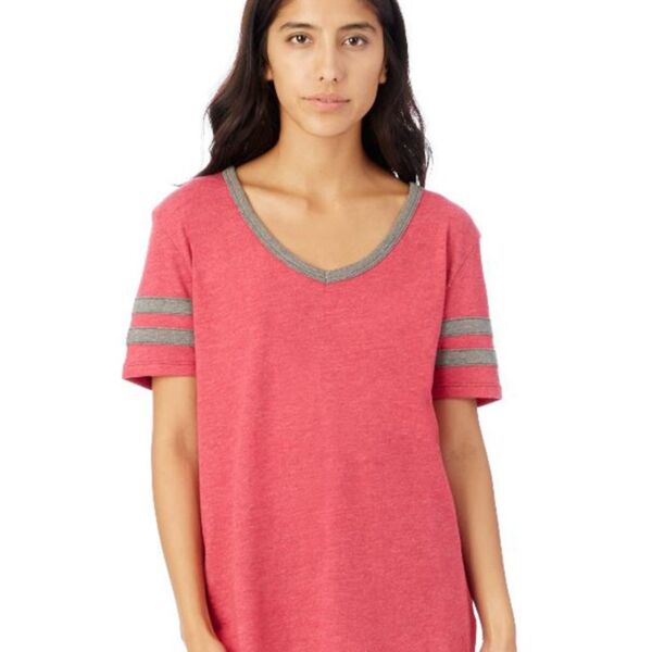 Women’s Vintage Jersey Varsity Tee Thumbnail