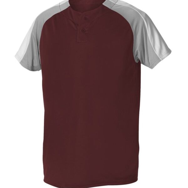 Two Button Henley Baseball Jersey Thumbnail