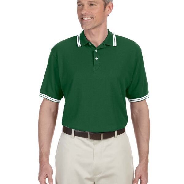Chestnut Hill Men's Tipped Performance Plus Piqué Polo Thumbnail
